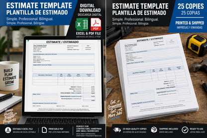Plantilla de Estimado / Estimate Template